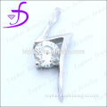 last design 925 silver jewelry pendant made with Chinese 3A zircon